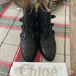 Chloe Susanna Boot Black on Black Size 39